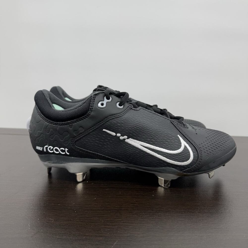Nike Women’s Black Cleat with White Swoosh